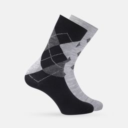 Mast & Harbour Men Pack Of 2 Patterned Calf Length Socks-47