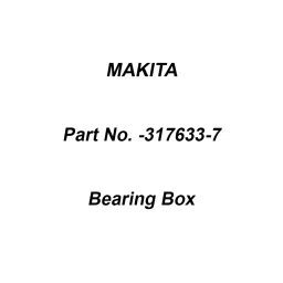 Makita Bearing Box Suitable for DA333D, Part No 317633-7-picture-39