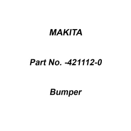 Makita Bumper Suitable for 6906, Part No 421112-0-40