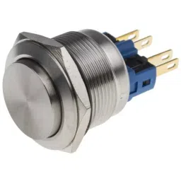 RS PRO Push Button Switch Momentary Panel Mount 22 mm Cutout, 8118471-29