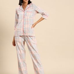 MABISH by Sonal Jain Women Checked Night suit-image-54