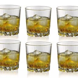 Sannanware Karat Whisky Glass Set 300ml Set of 6 Clear-24