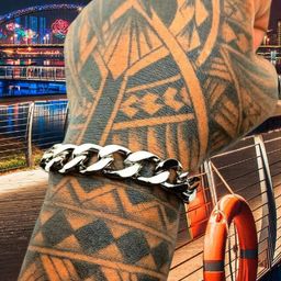 Dynamic Retail Global Men Silver Link Bracelet-image-33