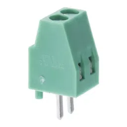 RS PRO 2 Pin PCB Terminal Block 2.54 mm Pitch Screw Termination, 7901098-18
