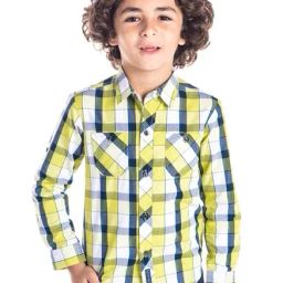 Cherry Crumble By Nitt Hyman Kids Multicolor Checks Shirt-image-101