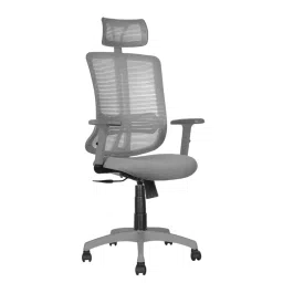 Rose Wave Ergonomic Office Chair ‎High Back Grey India-image-78