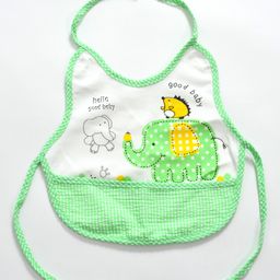 Jars Collections Waterproof Cotton Bib with Pocket - Multicolor-image-1