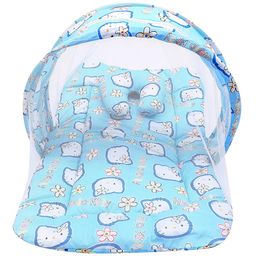 Fareto Baby Super Soft Mash Mattress With Net - Blue-10