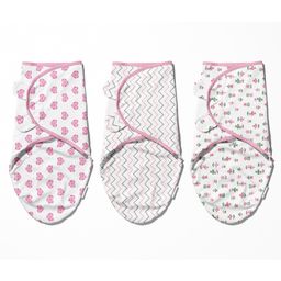 Infancy Dreams Baby Cotton Swaddle Wraps - Pink Edition-image-20