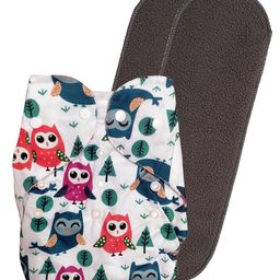DOMENICO Washable Baby Diaper Premium Cloth Diaper Reusable, Adjustable Size, Waterproof, Pocket Cloth Diaper Nappie (1 Diaper and 2 Insert Pad)-92