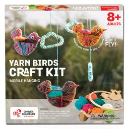 Chalk and Chuckles Yarn birds Craft Kit-13