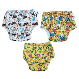 Chinmay Kids Baby Panty Boys and Girls Reusable Washable Waterproof Printed Panty Pack of 3-image-76