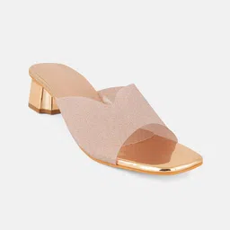 Rubeezz Embellished Party Block Heel Sandals-27