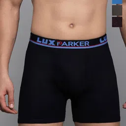 LUX PARKER Pack Of 4 Pure Cotton Long Trunks LUX_PARKER_ICD_DRW_COL_4PC-picture-9