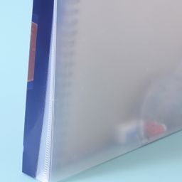 fab n funky Space Printed Zipper Folder - Blue image 2