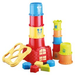 JOYO Mickey & Friends Castle Nesting Stacker Cup Set of 18 - Blue Red & Yellow image 2