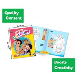 pinwheel books Chhota Bheem, My First Colouring Books & Fun With Colours, Set of 8 Books - English image 3