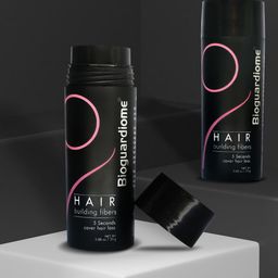 Bioguardiome Set Of 2 Hair Building Fiber Cover Hair Loss - 25 g Each - Dark Brown - Black-92
