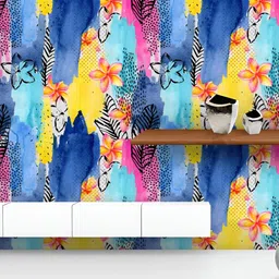 ArtzFolio Printed UV-Resistant Anti-Bacterial Abstract Doodle Shapes Peel & Stick Wallpaper-image-89