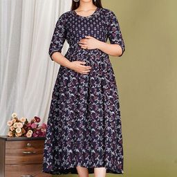 Moda Rapido Floral Print Fit & Flare Maxi Dress-image-96