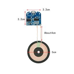 Wireless Phone Charging Module DC 5V Qi Standard Micro USB Input PCBA Circuit Board With Coil for Wireless Phone Charging - Transmitter -RS3180Wireless Phone Charging Module DC 5V Qi Standard Micro USB Input PCBA Circuit Board With Coil for Wireless Phone Charging - Transmitter -RS3180 image 3