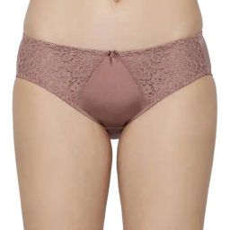 Triumph Beige Lace Work Hipster Panty-image-14