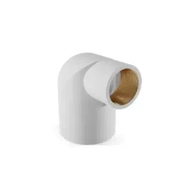 Finolex ¾x½ inch UPVC Brass Reducing Elbow 90°, 4770-29