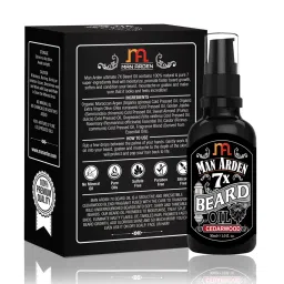 Man Arden 7X Cedar Wood Beard Oil - 30 ml image 3