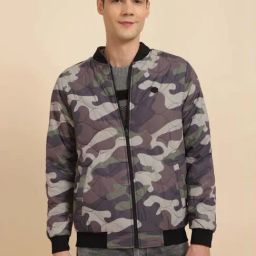 Allen Solly Multicolored Regular Fit Printed Reversible Jacket-0