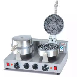 Terby Commercial Counter Top Electric Double Head Waffle Maker (Uwb-2)-image-48