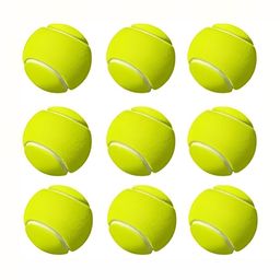HackerX 9-Pc Fuzzy Sports Tennis Balls-56