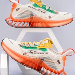 Atom Men's Good Vibes Beige Running Shoes image 1