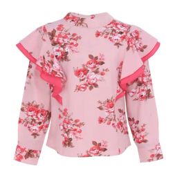 Cutecumber Kids Pink Floral Print Top-picture-12