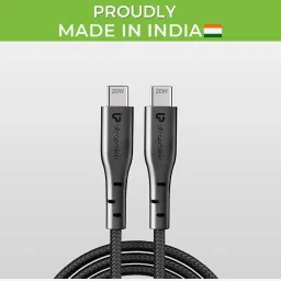 UltraProlink VoLo PD20C UL1051 Power Delivery PD 20W USB Type C to C Cable (Black) image 2