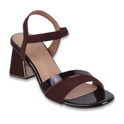 Metro Women's Brown Ankle Strap Sandals-image-53