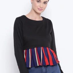 Belle Fille Black Full Sleeves Sweatshirt-image-56