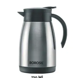 Borosil Silver Stainless Steel Teapot Vacuum Insulated - 750 ml-image-96