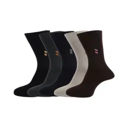 Dollar Multicolor Full Length Socks (Pack of 5)-image-17