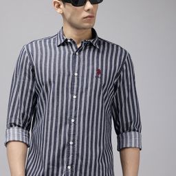 u.s. polo assn. denim co. U.S. Polo Assn. Denim Co.Pure Cotton Striped Casual Shirt-picture-9