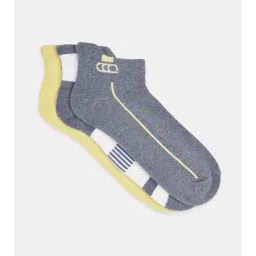 Ajile by Pantaloons Multicolor Color Block Socks - Pack of 3 image 3