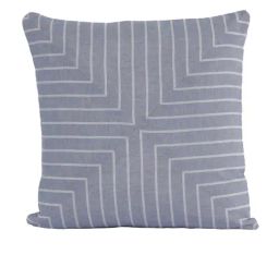 Maspar Cotsmere Adore Checked Blue 300 TC Cotton Cushion Cover-image-26