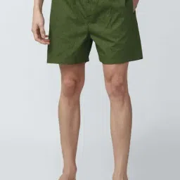 Peter England Green Cotton Regular Fit Printed Boxers-picture-36