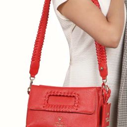 Hidesign WABI SABI Red Solid Sling Handbag-32