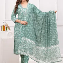 Dholiwal Fashion Women Floral Printed Kurta with Palazzo & Dupatta-30