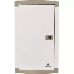 Havells 12 Way Single Door Vertical Distribution Board, DHDMTVOSRW12-17