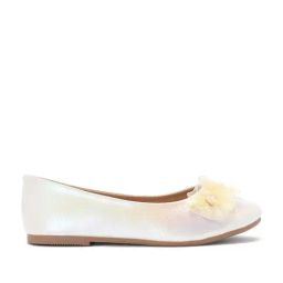Pantaloons Junior Girls White Ballerina Shoes-image-92