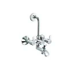 CERA F1015403 Victor Silver Brass Chrome Finish Wall Mixer-image-44