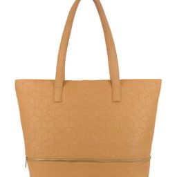 Baggit Tan Geometric Extra Large Tote-image-94