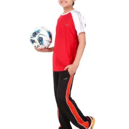 Vector X Boys Red-White Printed T-Shirt-image-24