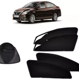 Speedwav Sun Shades For Nissan Sunny Set of 4 Pieces-image-9